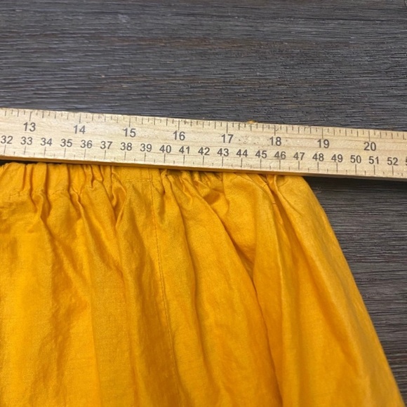H&M Asymmetric Skirt Set Size XL Orange 2Pc Off shoulder cropped top - Picture 8 of 9